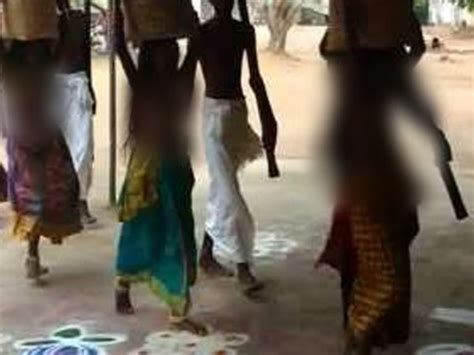 Bare Chested Girls In Madurai Temple Ritual Worshipped Like