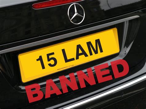 license plates   uk  banned    history car reviews