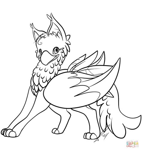 printable griffin coloring pages