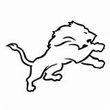 Detroit Lions Stencil Coloring Nfl Pages Lion Logo Stencils Football Tattoo Freestencilgallery Trending Days Last Kids Choose Board sketch template
