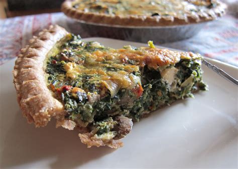 spinach mushroom quiche sep cooks