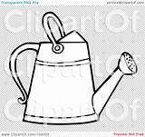 Outline Illustration Watering Gardening Royalty Coloring Rf Clipart Toon Hit Regarding Notes Quick sketch template