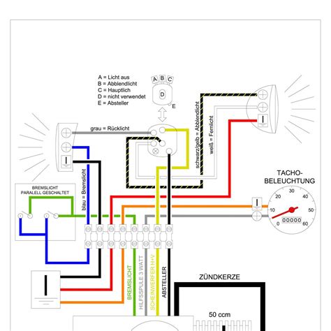 schaltplan puch maxi wiring diagram