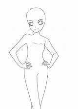 Anime Base Girl Drawing Poses Manga Reference sketch template