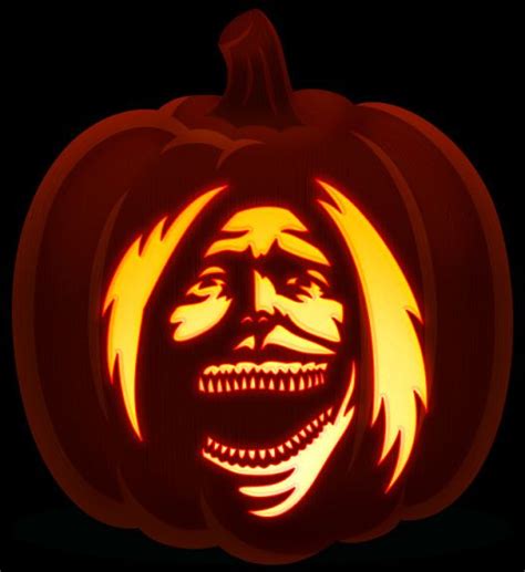 smiling titan pumpkin carving pumpkin pumpking carving