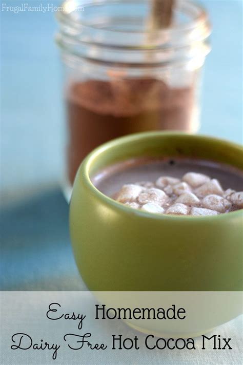 Diy Hot Cocoa Mix With Dairy Free Options Recipe Dairy Free Diy