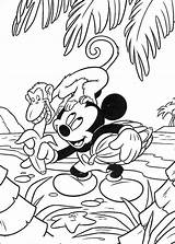 Mickey Coloring Safari Disney Coloriage Mouse Pages Dessin Kids Book Fun Printable sketch template