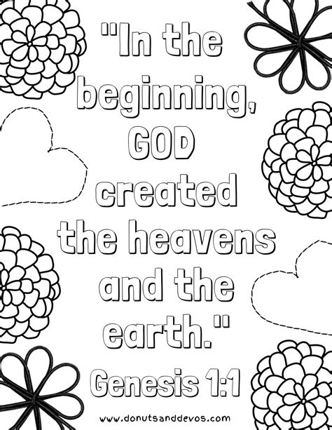 bible creation coloring pages sketch coloring page