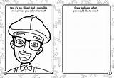 Blippi Crayons Thereviewwire sketch template