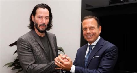 Keanu Reeves Se Reúne Com João Dória Para Gravar Série Em São Paulo