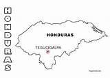 Honduras Colorear Bandera Patrias Felices sketch template