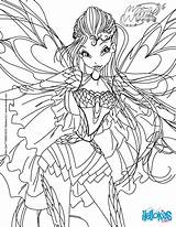Winx Coloring Pages Club Bloom Bloomix Transformation Kleurplaat Color Print Fairy Hellokids Linear Printable Virtual Cartoon Adult Colorings Colouring Kids sketch template