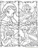 Coloring Disney Pages Fairies Fairy Printable Print Color Tinkerbell Magic Rainbow Kids Jr Cartoons Coloringhome Pixie Sheets Hollow Colouring Book sketch template