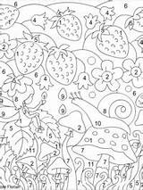 Kleurplaat Kleurplaten Nummers Volwassenen Zahlen Zomer Crayola Florian Snail Colouring Topkleurplaat Strawberries Bloem Bezoeken Downloaden Printen Hasen sketch template