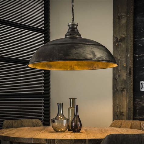hanglamp stewart oud zilver ocm meubelpartner hanglamp eetkamertafel lamp industriele