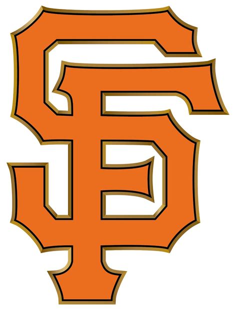 san francisco giants sf orange logo vinyl decal sticker  sizes