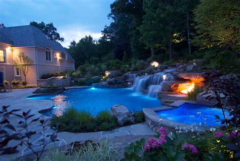 beautiful large backyard designs  pool backyard landscaping ideas