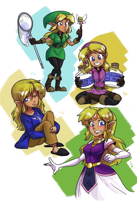 Link63s By Tran4of3 Gender Bender Drawings Of Friends