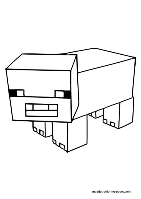 minecraft animals coloring pages  coloring pages