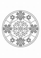 Mandala Schneeflocken Mandalas Ausmalen Ausdrucken Ausmalbild Ausmalbilder Malvorlage Drucken Malvorlagen sketch template