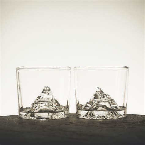 The Matterhorn Glass Cool Material Whiskey Glasses