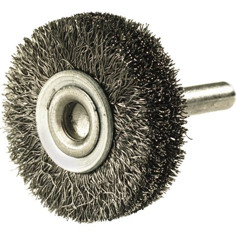 buy spindle mounted wheel brush steel wire  spindle