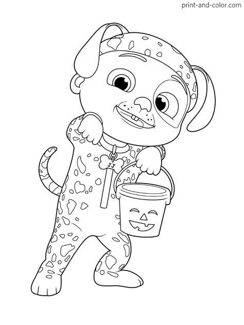 bluey coloring page printable