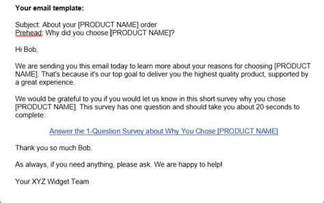 request survey participation   email  template
