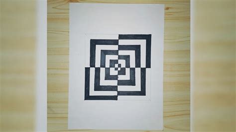 optical illusion illusion art simple art youtube