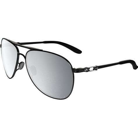 buy oakley women s conquest aviator sunglasses metallic black at