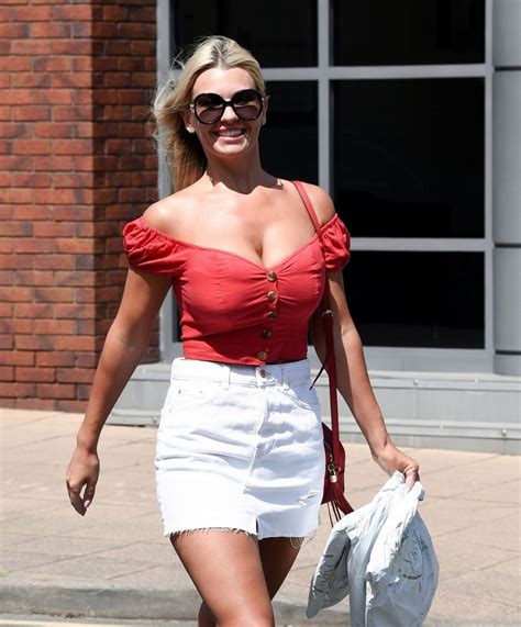 Christine Mcguinness Sexy Braless Next To Post Office 40