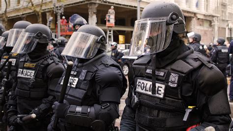 cops understood crowd psychology theyd tone   riot gear