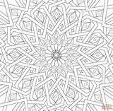 Islamic Mosaic Coloring Pages Patterns Printable Geometric Kids Colouring Traditional Mandala Pattern Sheets Template Templates Adult Mosaics Paper Tiles Mosque sketch template