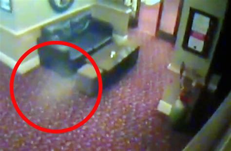 chilling cctv shows pub ghost appear from nowhere before crawling up