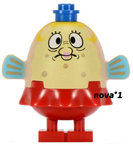 lego spongebob squarepants mrs puff minifigure new ebay