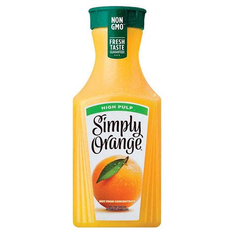 simply orange high pulp orange juice shop juice