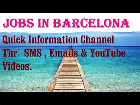 jobs  barcelona city  freshers graduates industries companies spain youtube