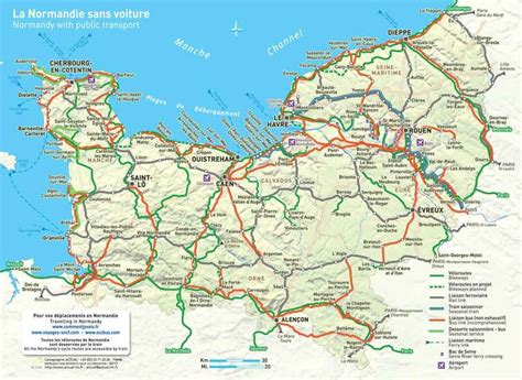 map  normandy  actual  normandy map tourist map normandy