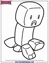 Minecraft Creeper Coloring Pages Herobrine Printable Print Color Drawing Animals Sheets Baby Cartoon Getdrawings Book Getcolorings Comments Kaynak Freecoloringpages sketch template