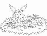 Easter Egg Coloring Bunny Painting Pages Printable Hardworking Busy Scribblefun sketch template