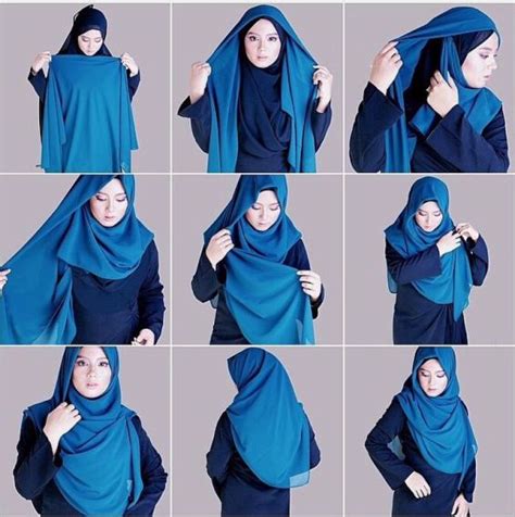 hijab tutorial segi empat terbaru nan simpel mayra hijab