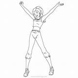 Sam Coloring Pages Totally Spies Happy Xcolorings 940px 56k Resolution Info Type  Size Jpeg sketch template