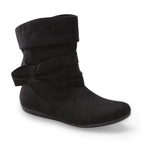 Bongo Womens Clybourne Slouch Ankle Boot Black