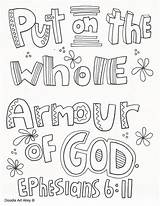 Armor Ephesians Vbs Doodles sketch template