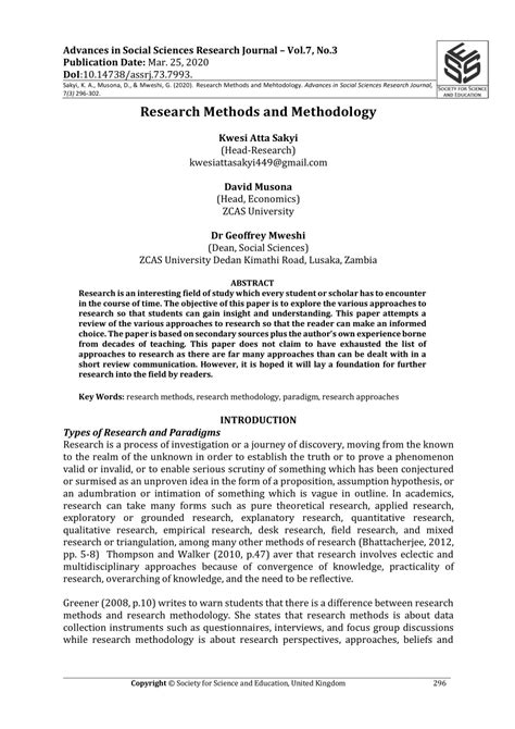 research methods  methodology
