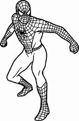 Spider Wecoloringpage Spiderman sketch template