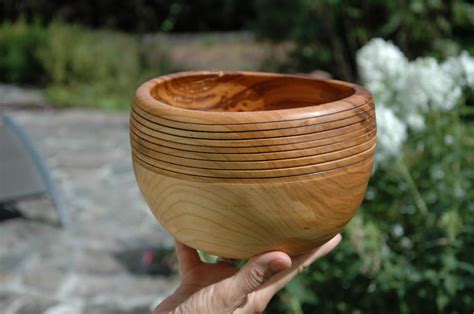 kerselaar    cm  wood turning serving bowls tableware dinnerware turning