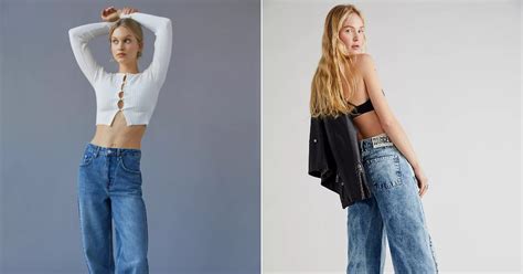 wear baggy jeans popsugar fashion
