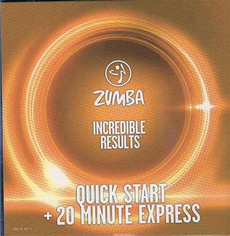 zumba incredible results quick start   minute express thoughts