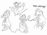 Nimh Secret Coloring Pages Bluth Brisby Mrs Draw Don Model Template Sketch sketch template